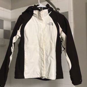 North face Brown /white Winter/Ski jacket